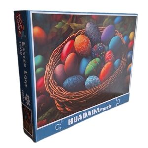 🧩 Jigsaw Puzzle 1000 pieces by HUADADA  "Easter Eggs" 🥚🐇